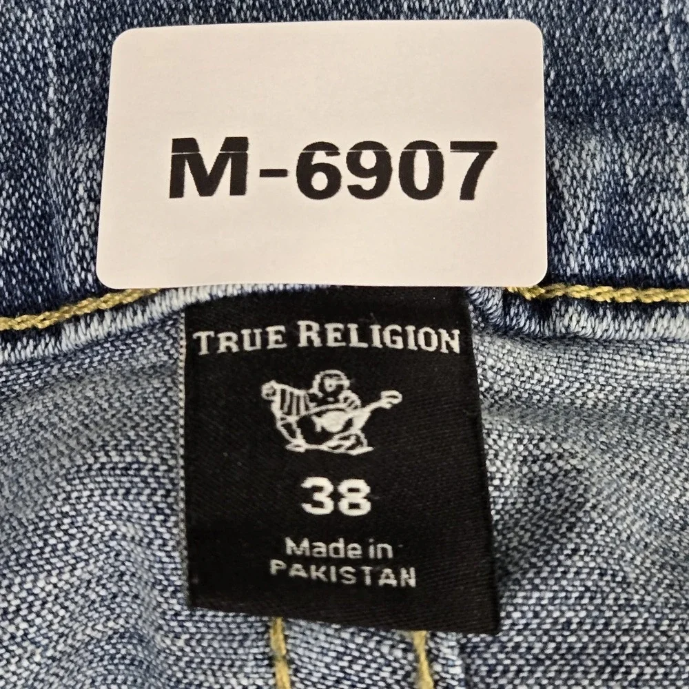 True Religion Men Jeans‎ 38 Blue Denim Ricky Button 33